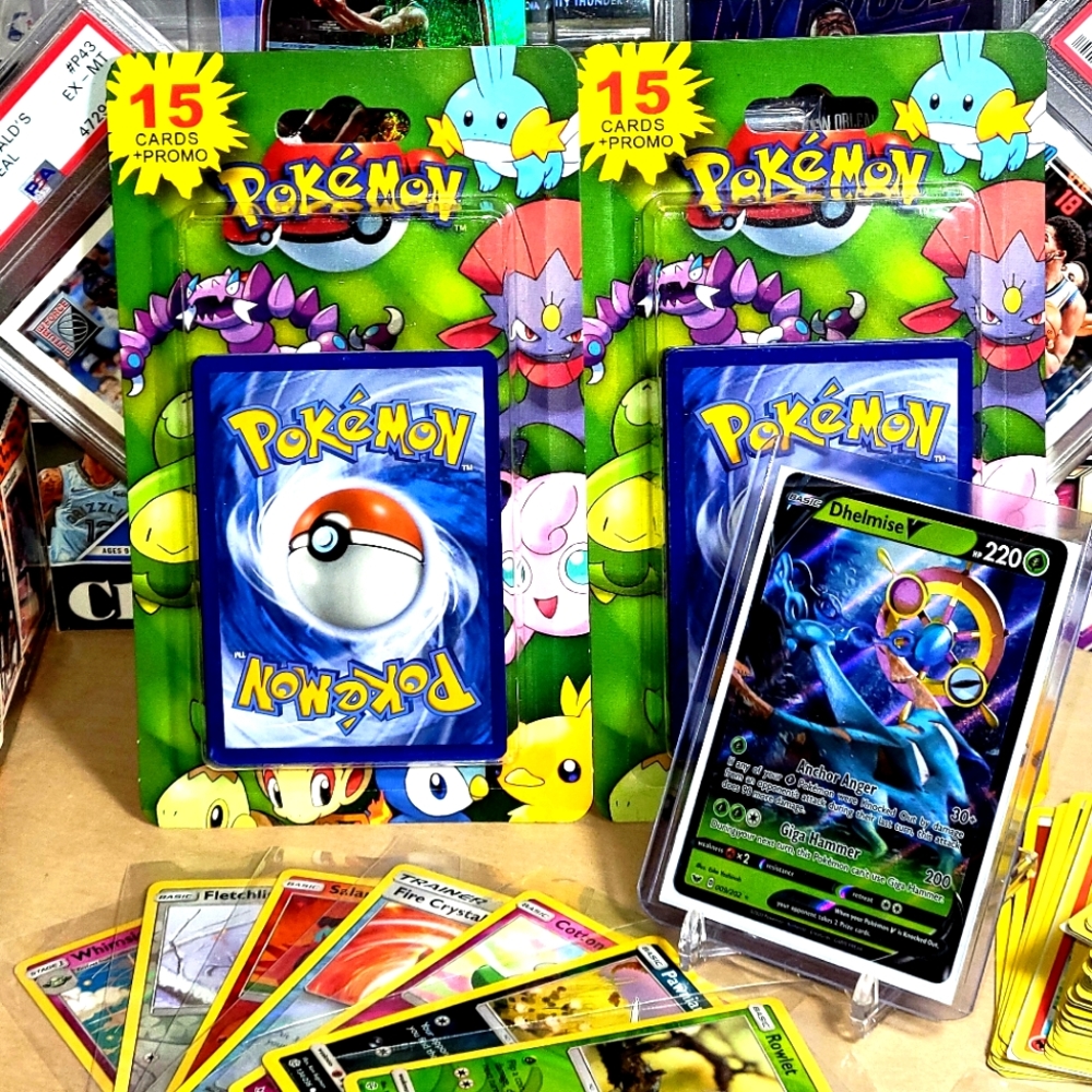 2 Pokémon 2012 Vintage Promo Packs Holo *Sealed* Possible Charizard + 100 Cards